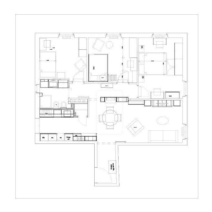 Appartamento in pianta